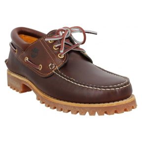 Boat shoes Timberland Authentic Handsewn Boat Shoe Cuir Homme Marron