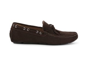 Boat shoes Duca Di Morrone Edoardo – Suede Dark Brown