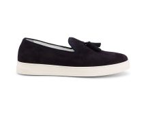 Slip on Duca Di Morrone Diego – Suede Dark Blue