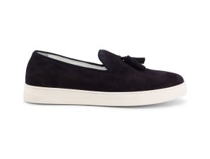 Slip on Duca Di Morrone Diego – Suede Dark Blue